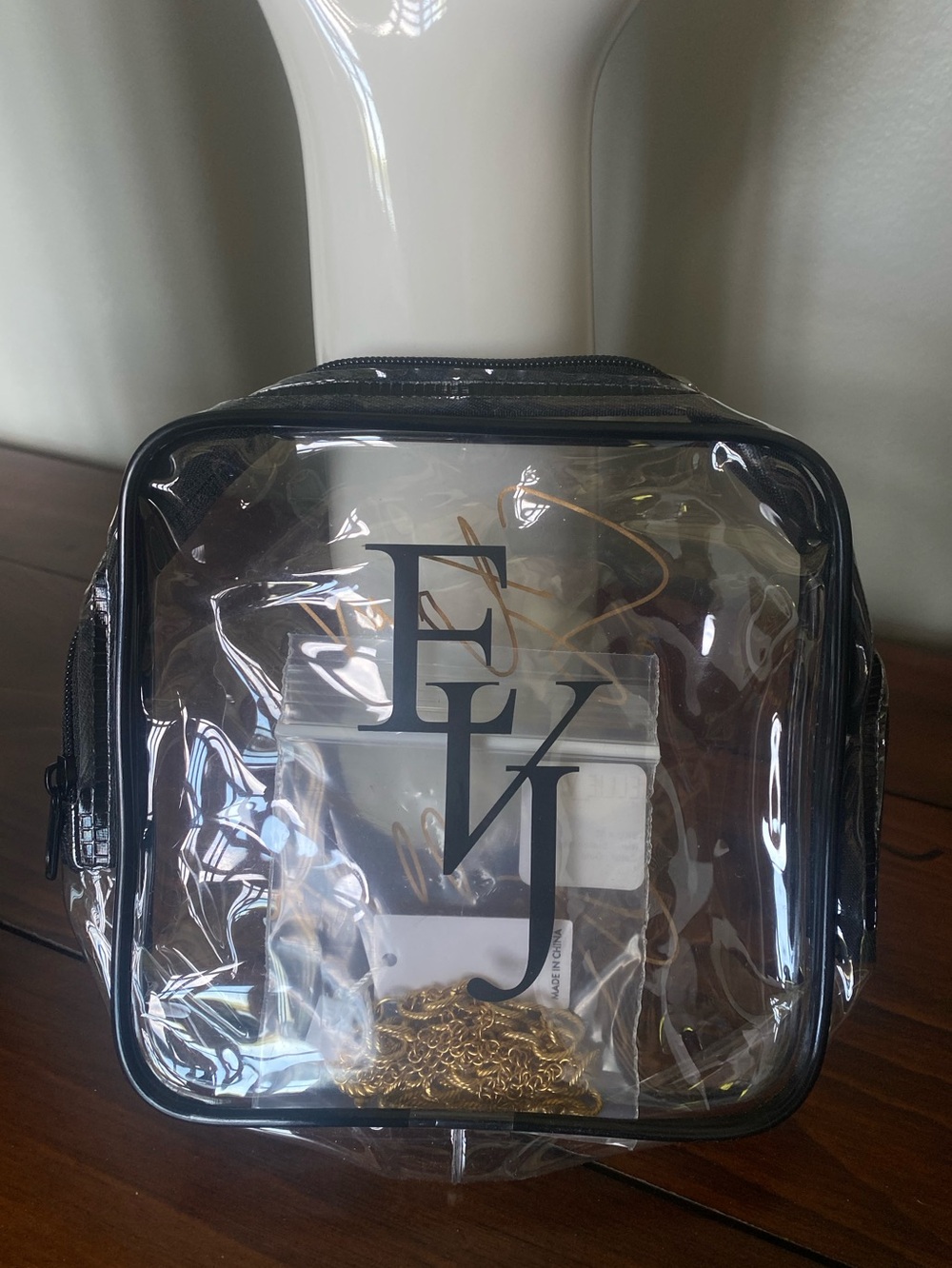 NWT Ellie Vail “Sutton” Gold Layered Necklace in Zipper Gift Pouch - Picture 14 of 14